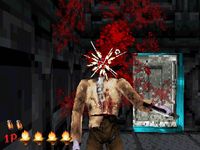 une photo d'Ã©cran de The House of the Dead sur Sega Saturn